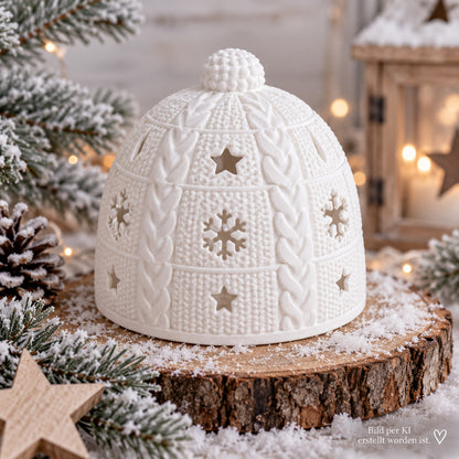 Schneeiglu Snow Schnee Iglu Windlicht | Tassentussi