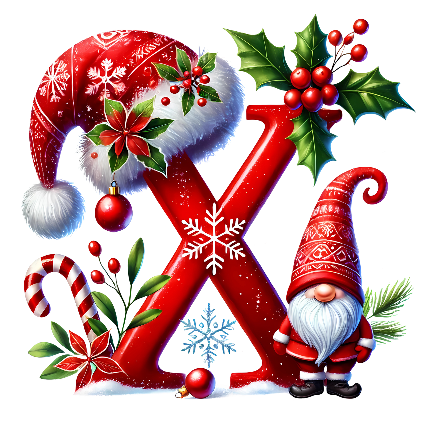 Tasse - Weihnachtstasse Buchstaben A - Z