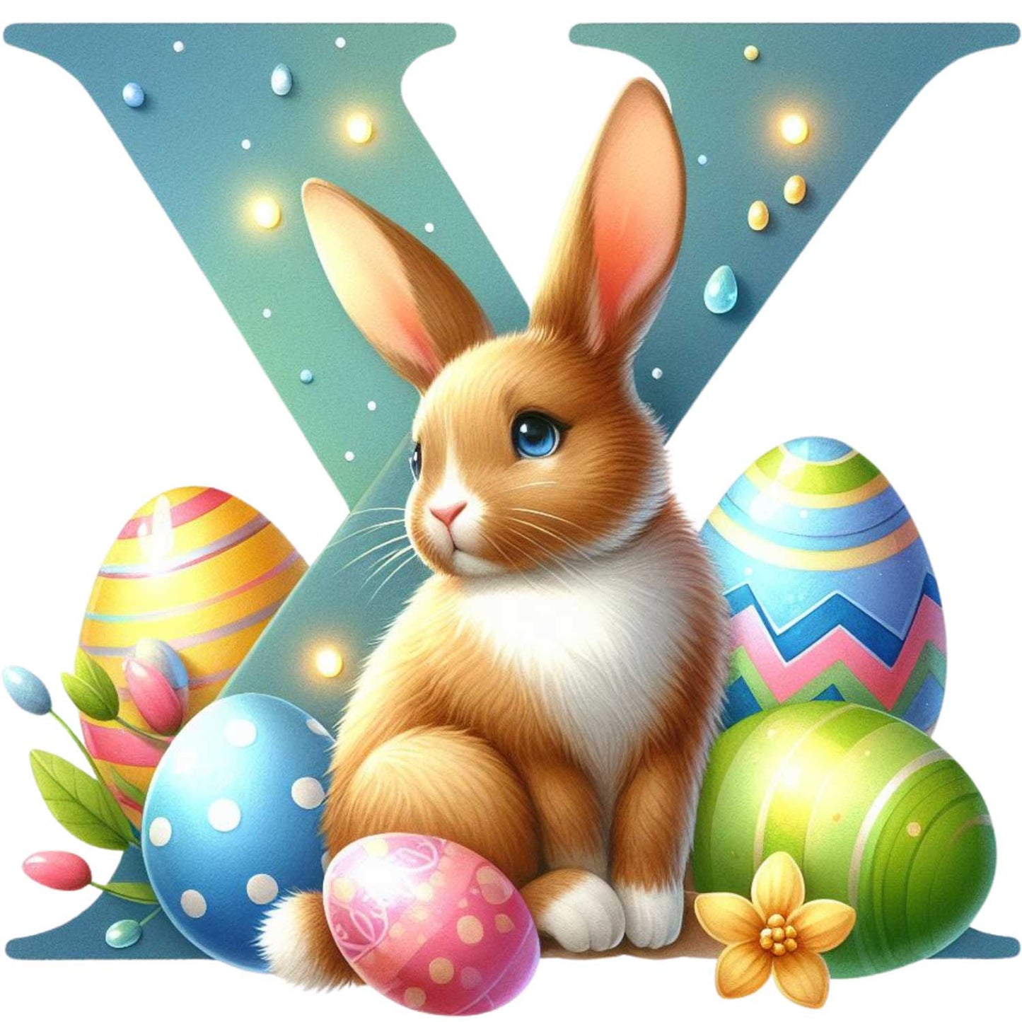 Tasse - Ostern Easter Buchstaben A - Z