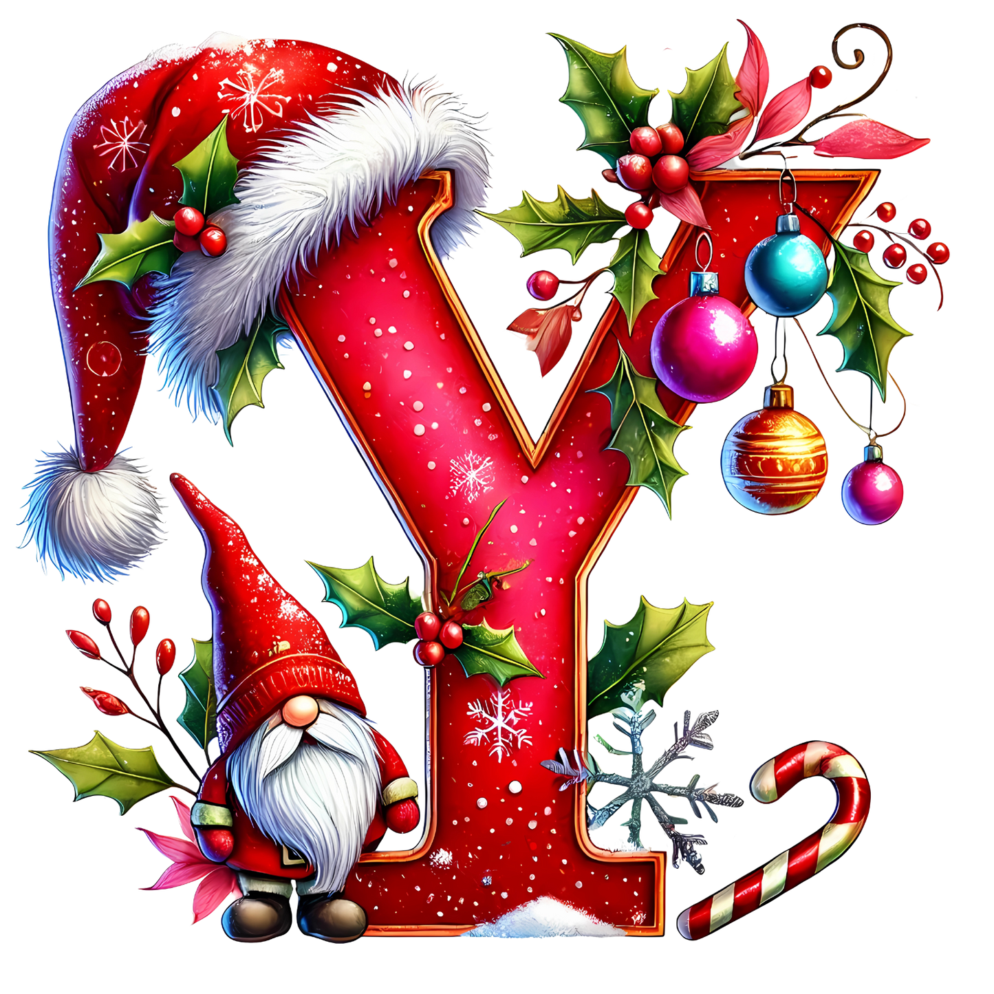 Tasse - Weihnachtstasse Buchstaben A - Z