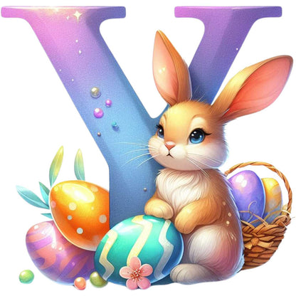Tasse - Ostern Easter Buchstaben A - Z