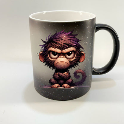 Tasse - Magic Tasse Schwarz - Affe