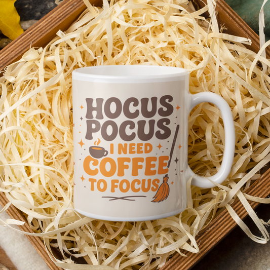 Tasse - Hocos Pocus - I need Coffee to Focus