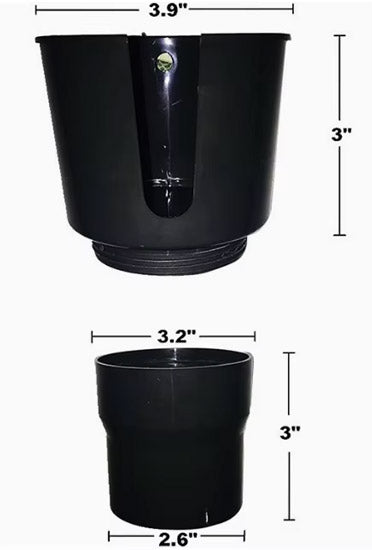 Car Cup Adapter Schwarz