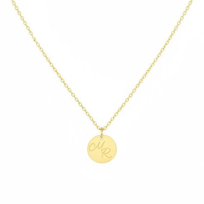 Personalisierte Edelstahlkette mit Initialen & Datum | Gravur Schmuck