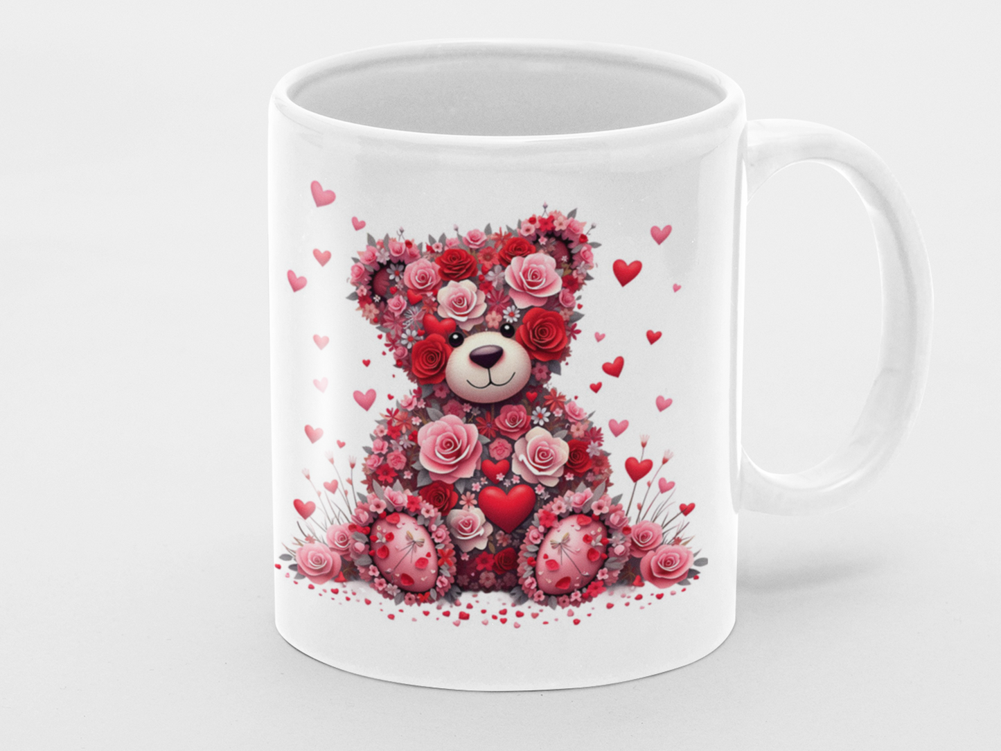 Tasse - Bär Blumen
