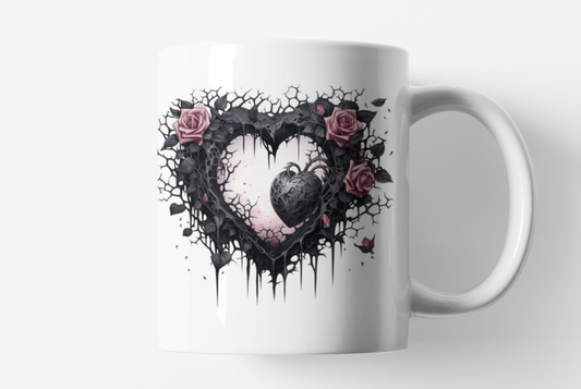 Tasse - 3D Black Heart