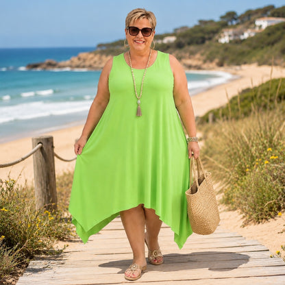 Nadja - Tunika Sommerkleid - Tragbar von 44-52/54