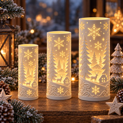 Winterwindlicht 3D-Druck aus PLA | LED Deko