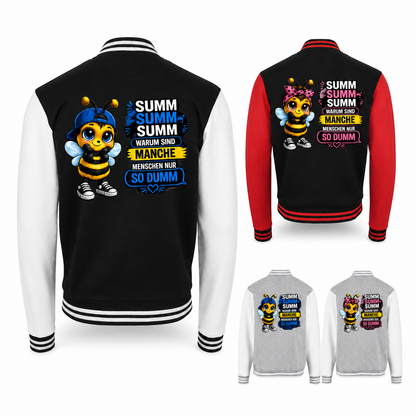 Collage Jacke - Statement Biene Dumm - Unisex