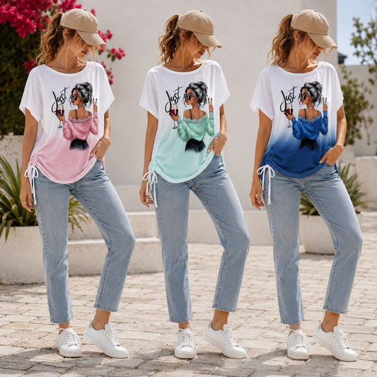 Lisa - Trendshirt mit femininem Print - Tragbar von 38 bis 44/46