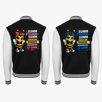 Collage Jacke - Statement Biene Dumm - Unisex
