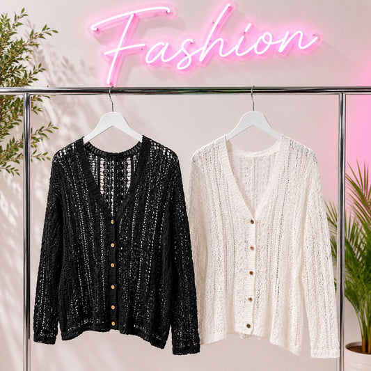 Cardigan Strickjacke Jacke Strick dünn Größe 38-44