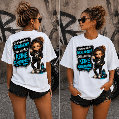 Statement T-Shirt Ich verbiege mich nicht... | Frontprint & Backprint | Unisex