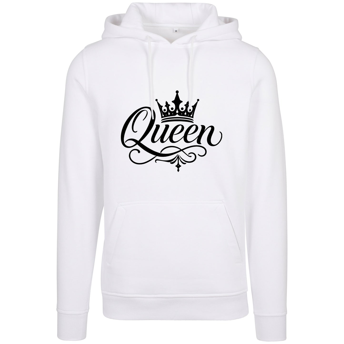 Statement Queen Krone Hoodie Pullover Frontprint & Backprint | Unisex