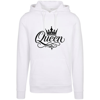 Statement Queen Krone Hoodie Pullover Frontprint & Backprint | Unisex