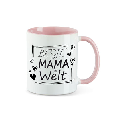 Tasse zum Muttertag - Beste Mama der Welt - mit Pralinen