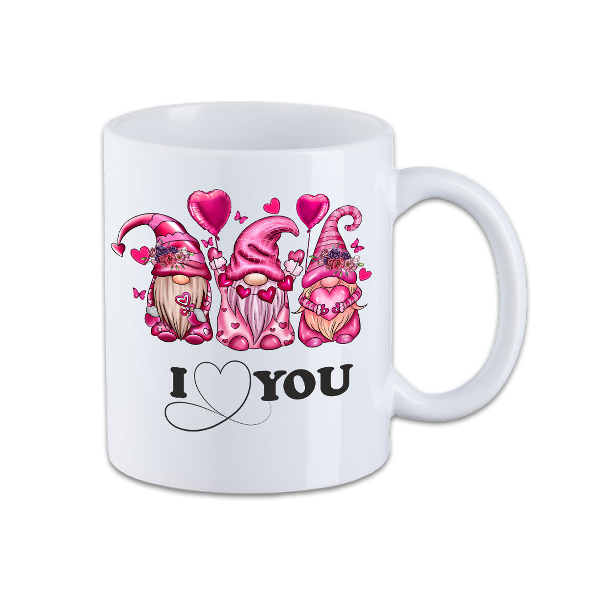 Tasse mit Wichtel - I Love You -