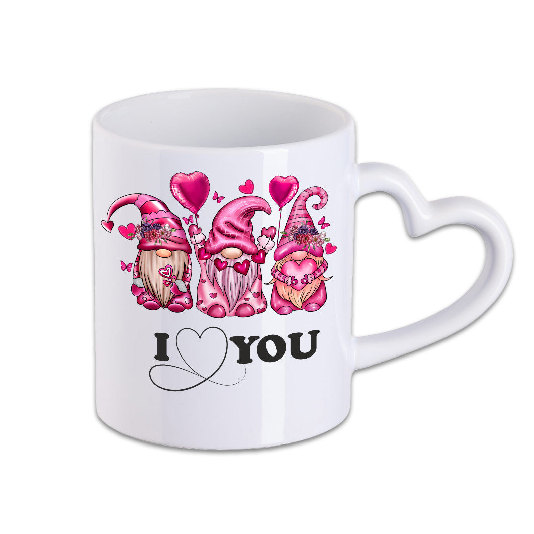 Tasse mit Wichtel - I Love You -