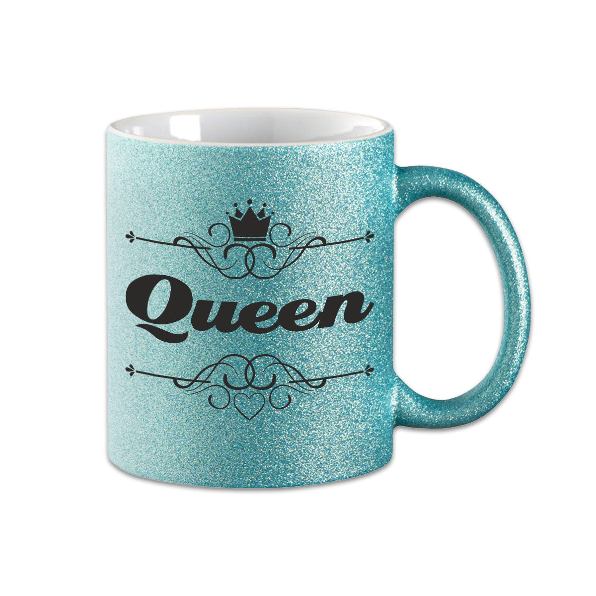 Glitzer Tasse - Queen -
