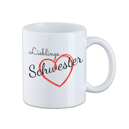 Tasse - Lieblings Schwester -