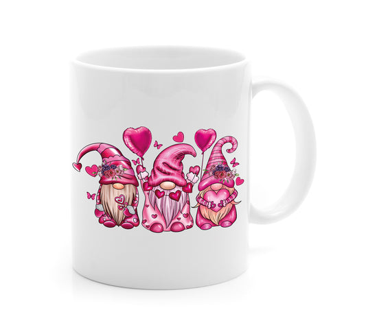 Tasse mit Wichtel Pink Love